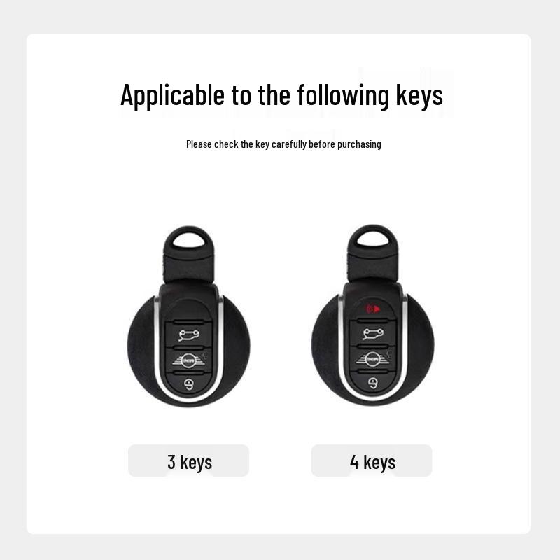 BMW Mini Key Protective Cover for Countryman, Cooper One with Metal Buckle