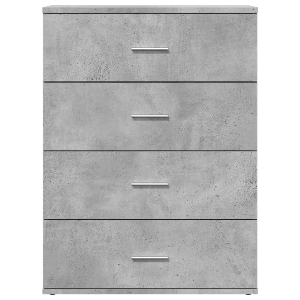 Sideboard Concrete Grey 60 x 39 x 80 cm Engineered Wood