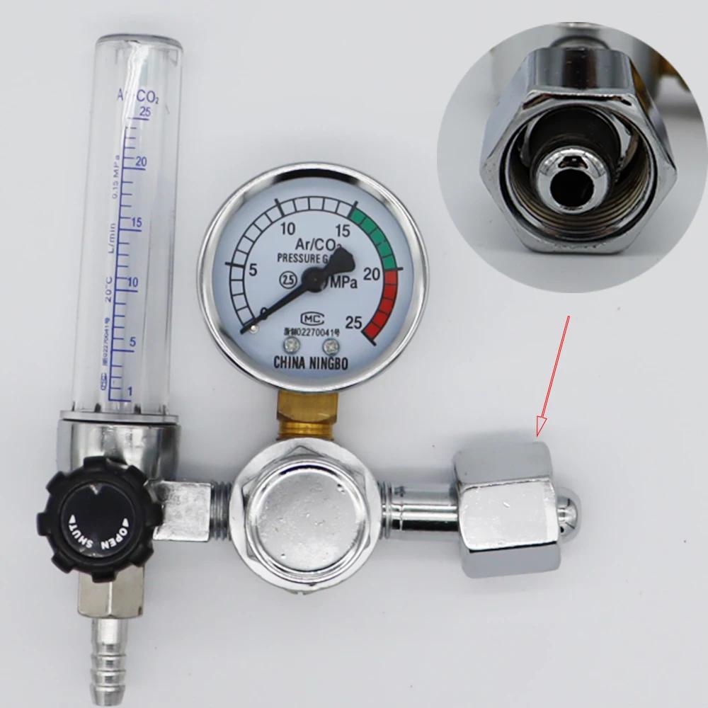 NEW Argon Regulator 0-25Mpa Argon Regulator CO2 Mig Tig Flow Meter Gas Regulators Flowmeter Welding Weld Gauge Pressure Reducer