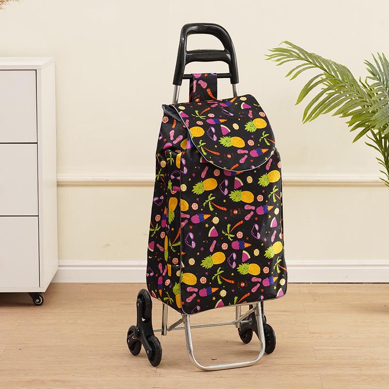 Folding Stair-Climbing Cart for Groceries and Seniors