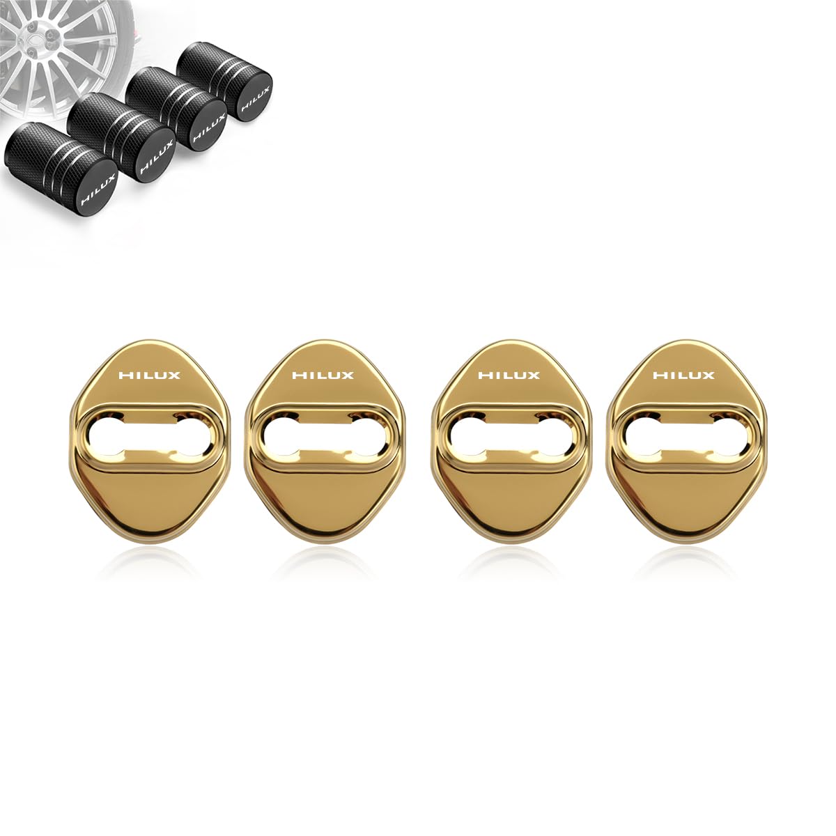 HILUX Exclusive Accessories Door Striker Cover Door Lock Cover HILUX золотой