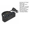 Car Charger 3 USB Ports QC3.0 And PD 3.1A 120W 4-Socket Built-in Safety Wire Fast