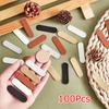100pcs/pack Hang Tags Accessories Gift Packaging Woven Products Hats Storage DIY Creative Product Identification