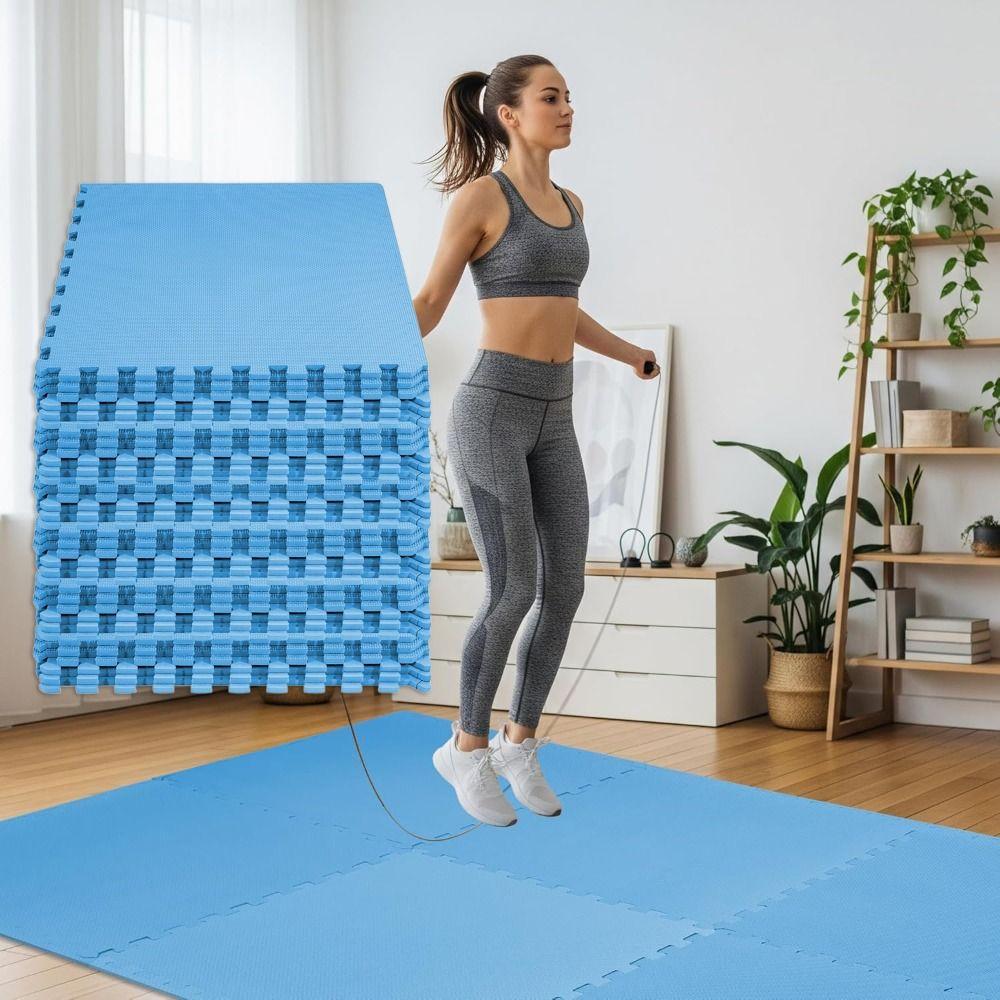 Safe Workout Protective Padding Fitness Flooring  for Home Gym Gear & Kids' Playroom