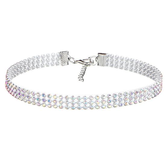 Chain Choker Exquisite Workmanship All Match Aluminium Eye-catching Exaggerated Women Clavicle Necklace Jewelry Accessory