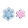 Silicone Snowflakes Candle Molds with a Detailed Patterned Cavity for Shaping Candle In Christmas Craft Projects