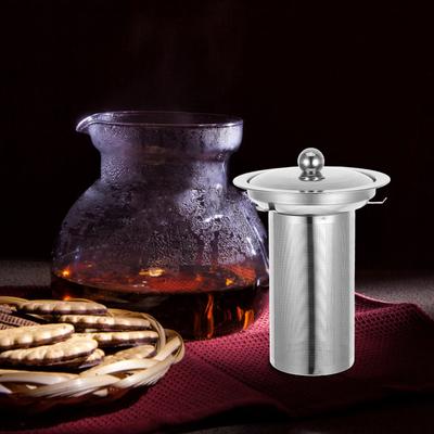 Premium Stainless Steel Tea Infuser with Fine Mesh Filter Reusable Strainer for Clear Infusion Anytime Anywhere