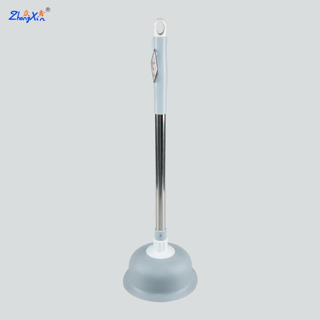 Powerful Toilet Unclogger: Strong Suction & Easy Cleaning, Stainless Steel Rod, Durable & Deformation-Resistant with Hanging Ring.