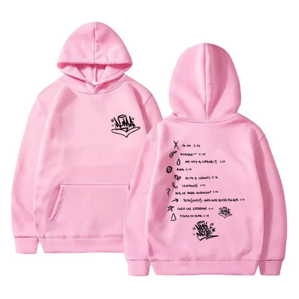 Printed hoodie men's artistic hoodie men's fashion hoodie with rapper Nicki Nicole ALMA World Tour