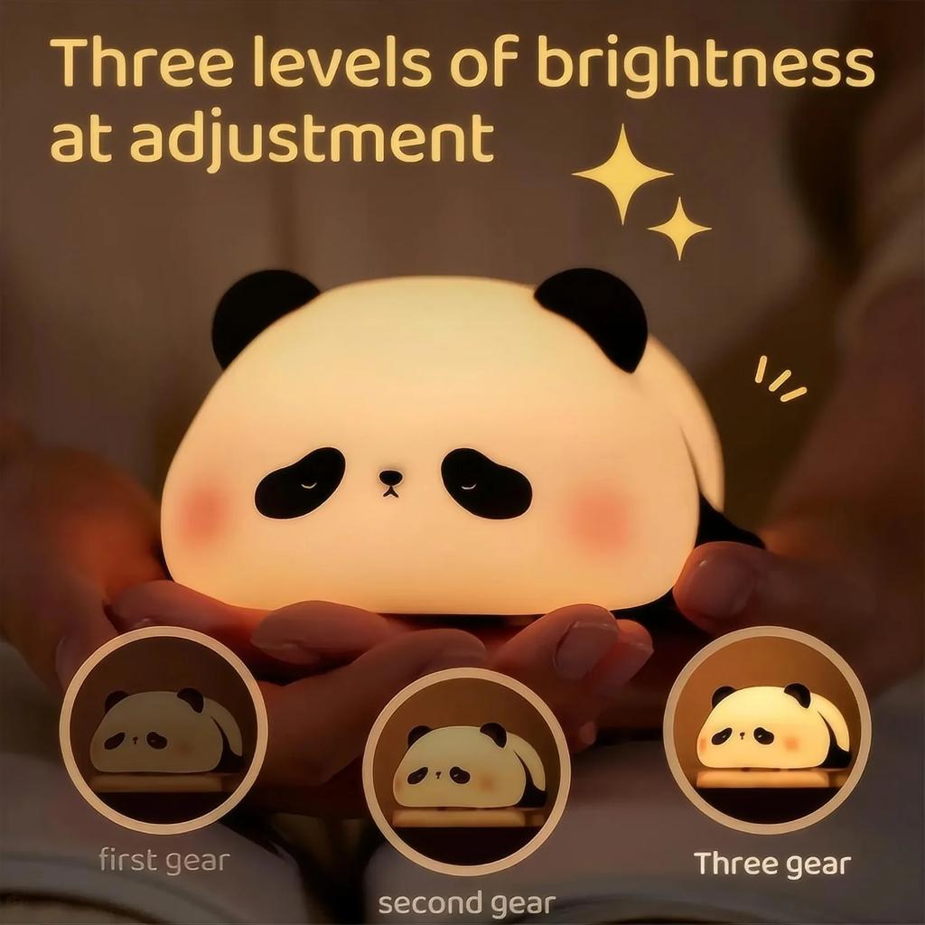 Niedliches LED Nachtlicht Panda Schaf Hase Silikon Nachtlichter Timing USB Wiederaufladbar Für Schlafzimmer Dekoration Kinder Geburtstagsgeschenk