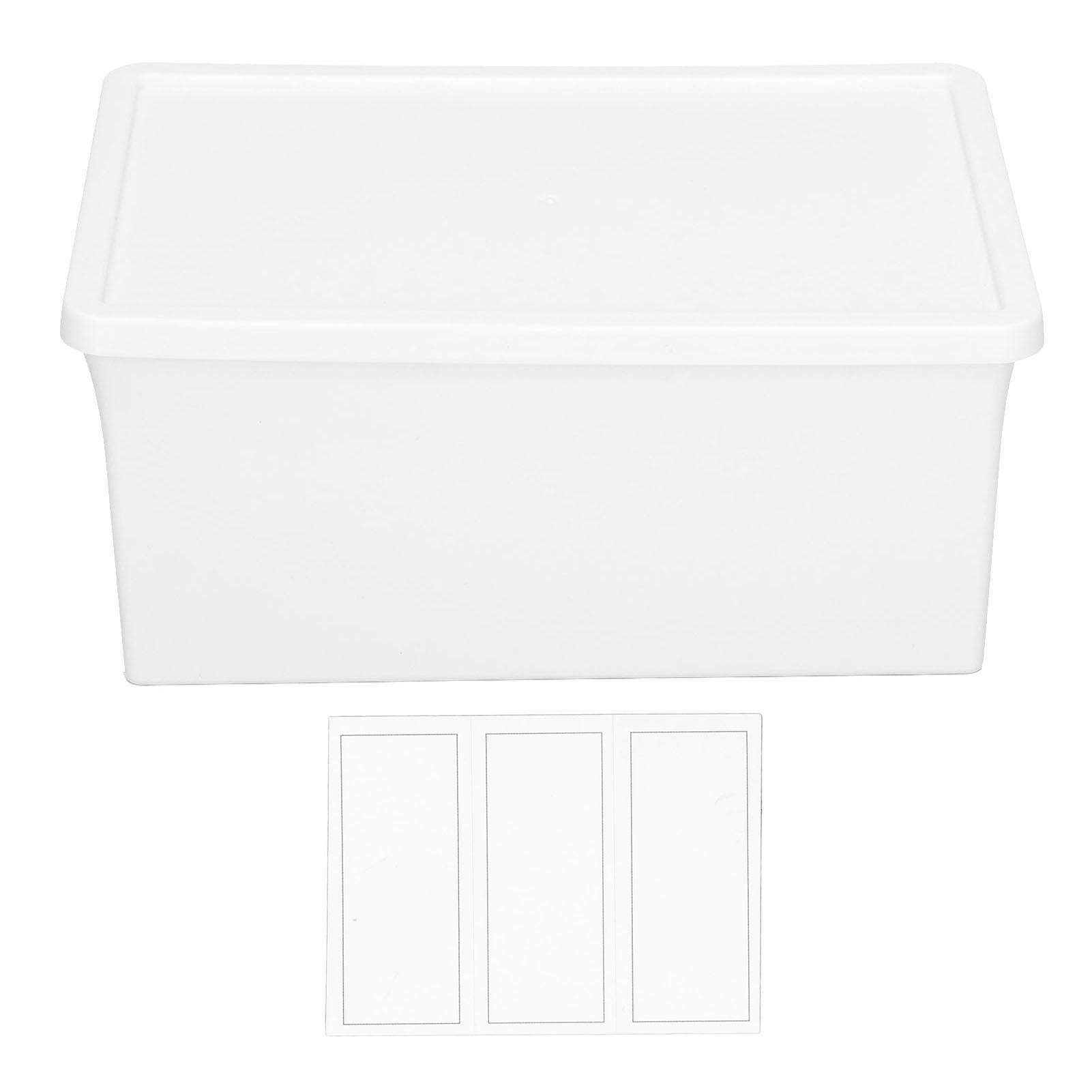 

Пластиковый настольный ящик для хранения Многофункциональный пыленепроницаемый ящик для хранения с крышкой для дома НастольныйS