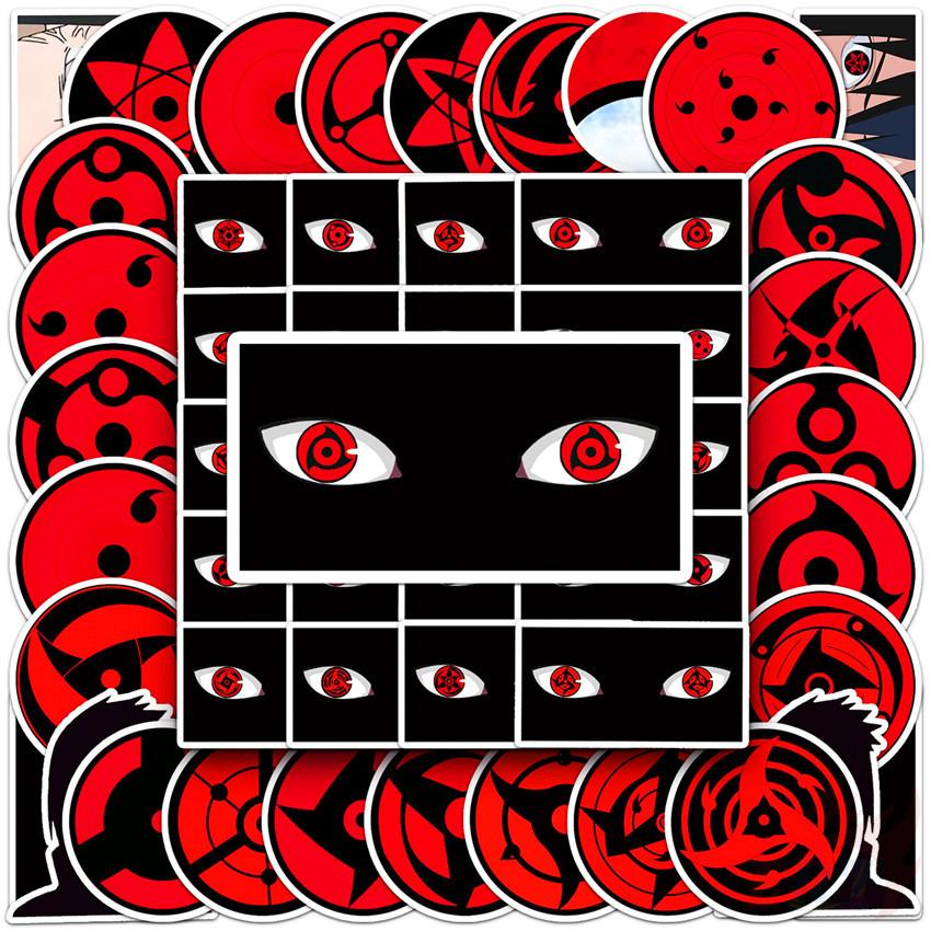 

50 шт./компл. Учиха . Шаринган серии 01 наклейки DIY модные водонепроницаемые каракули наклейки наклейки