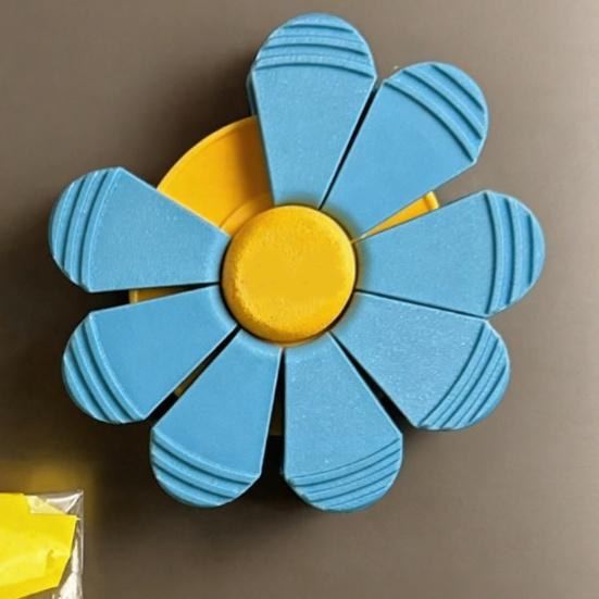 1/3Pcs Flower Refrigerator Magnet with Pedal Clips Detachable Food Bag Sealing Clamp Fridge Magnet Home Kitchen Cabinet Locker Decoration
