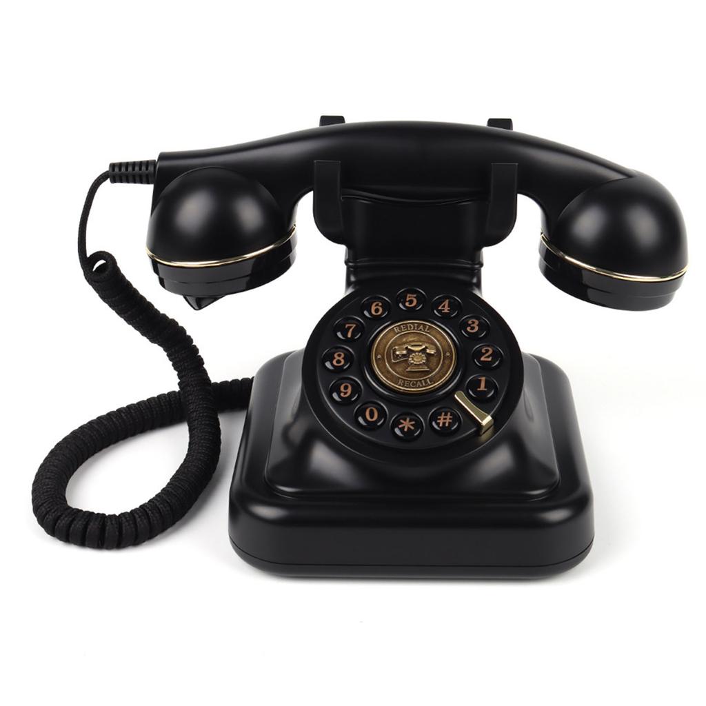 Bluetooth Retro-Telefon mit Freisprecheinrichtung, kabellos, USB-wiederaufladbar, altes Festnetztelefon zum Telefonieren und Musikhören