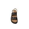 Roman sandals women's summer new Internet celebrity fashion outer wear thick bottom one word mouth buckle with flat bottom beach