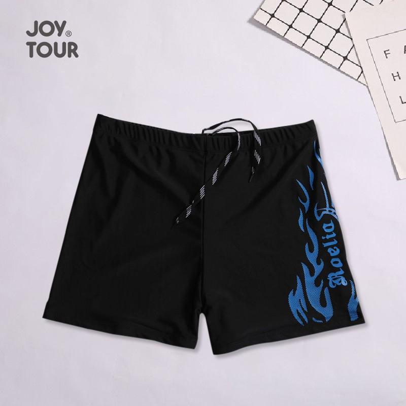 

Comfortable Men s Flat Angle Quick Drying Swimming Trunks XL синий