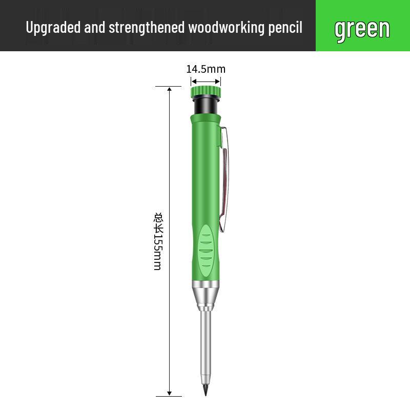 Profesjonalny ołówek stolarski do obróbki drewna z długim nosem do głębokich otworów z szybkoschnącym grafitem