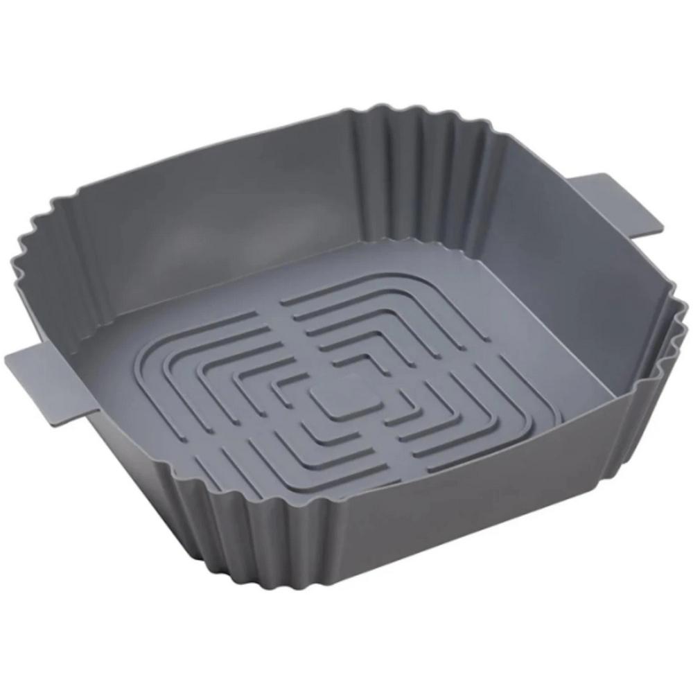 Chef Aid Silicone Air Fryer Liner Tray Square 20 X 19.5 X 5cm