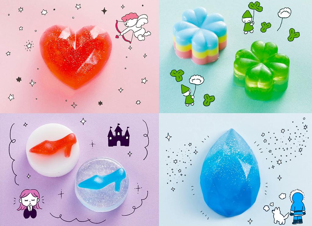 Gakken Girls Craft Sparkling Jewel Soap 8 and A750678 (Ages up)