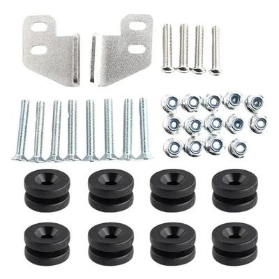 Lightweight Clamps Motorcycle Luggage Case Convenient For Daily Commute Complete Hardware Set Easy Installation Kit