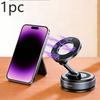 360° Adjustable Magnetic Phone Holder, Suitable for Car Desktop Use, Compatible with iPhone 16/15/14/12 Series, Portable Foldable Car Mount