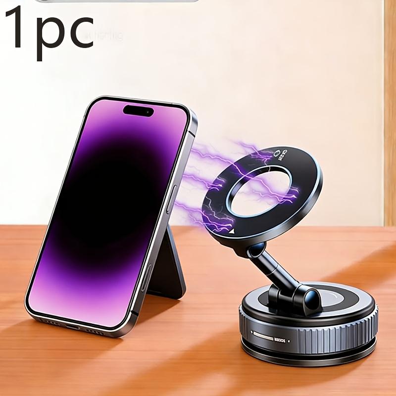 360° Adjustable Magnetic Phone Holder, Suitable for Car Desktop Use, Compatible with iPhone 16/15/14/12 Series, Portable Foldable Car Mount