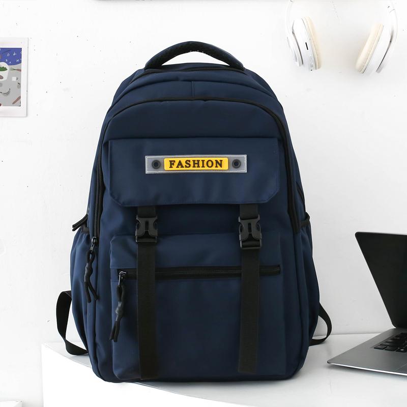 Bărbați Rucsac de călătorie de capacitate mare Femei ghiozdan pentru elevi de gimnaziu Rucsac de culoare solidă