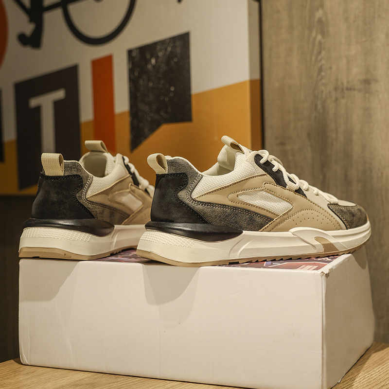 Fashion Without Heel Round Foot White Dress Shoes For Men 37 Size Sneakers Men's Shoes Elegant Sports Sapatenos Excercise School