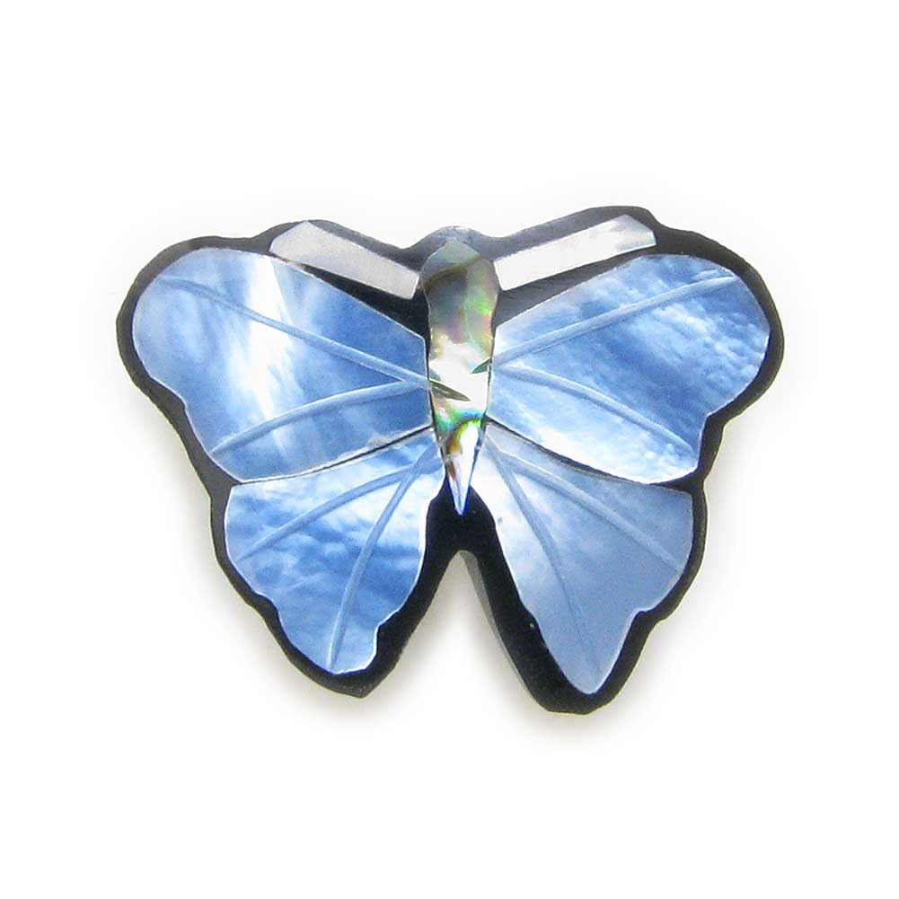

Butterfly and shell design obi clasp for kimono, small kimono accessory, suitable for yukata, KS52012-B