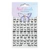 Versatile Ribbon Bow Nail Stickers - Thin, Tough, Flat Back Adhesive for DIY Nail Art Ornaments