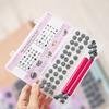 1 Set Nail Stamp Pens with Interchangeable Heads, Nail Art Stamper Tools with 36/48 Patterns, DIY Manicure Design Stamping Pen for Women, Beginner