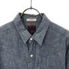 BRU NA BOINNE Made In Japan Long Sleeve Chambray Western Shirt Blue Men's Used