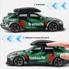 1:32 Scale RS6 Toys Miniature Models Cars Wheel Pull Back Sports Car Toy Doors Can Opened Model Vehicles for Toddler Kids Gifts