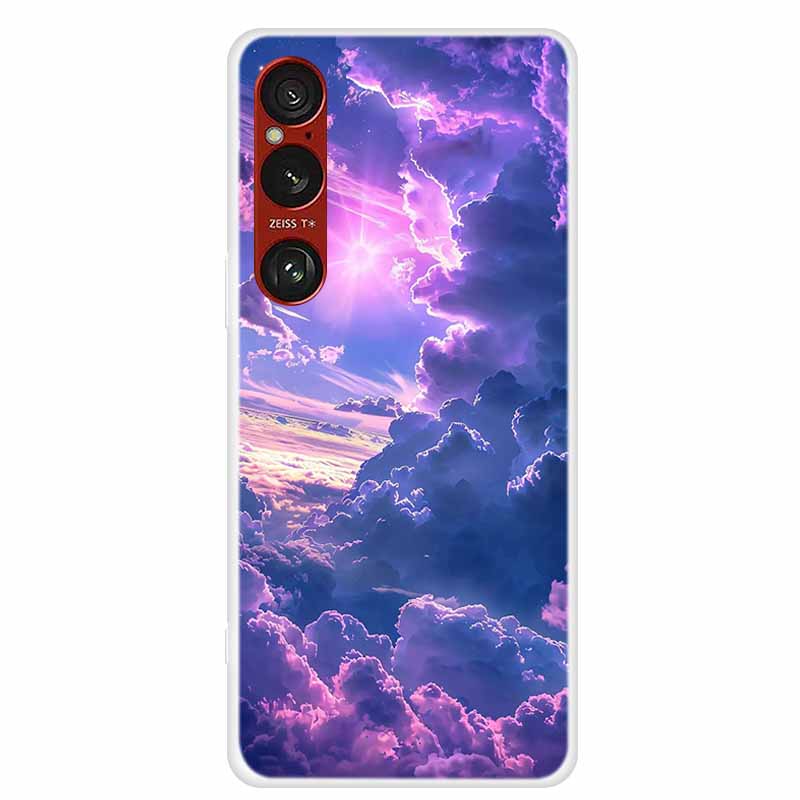 

Прозрачный Мягкий Чехол для Sony Xperia 1 VII VI IV III Силиконовый Чехол для Телефона для Sony Xperia1 I II Прозрачный Мраморный Роскошный Para -Sony Xperia 1 III