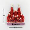 Russia Fridge Magnets Red Square Souvenirs Brown Bear St. Basil’s Cathedral Fridge Magnets Home Decor Wedding Gifts