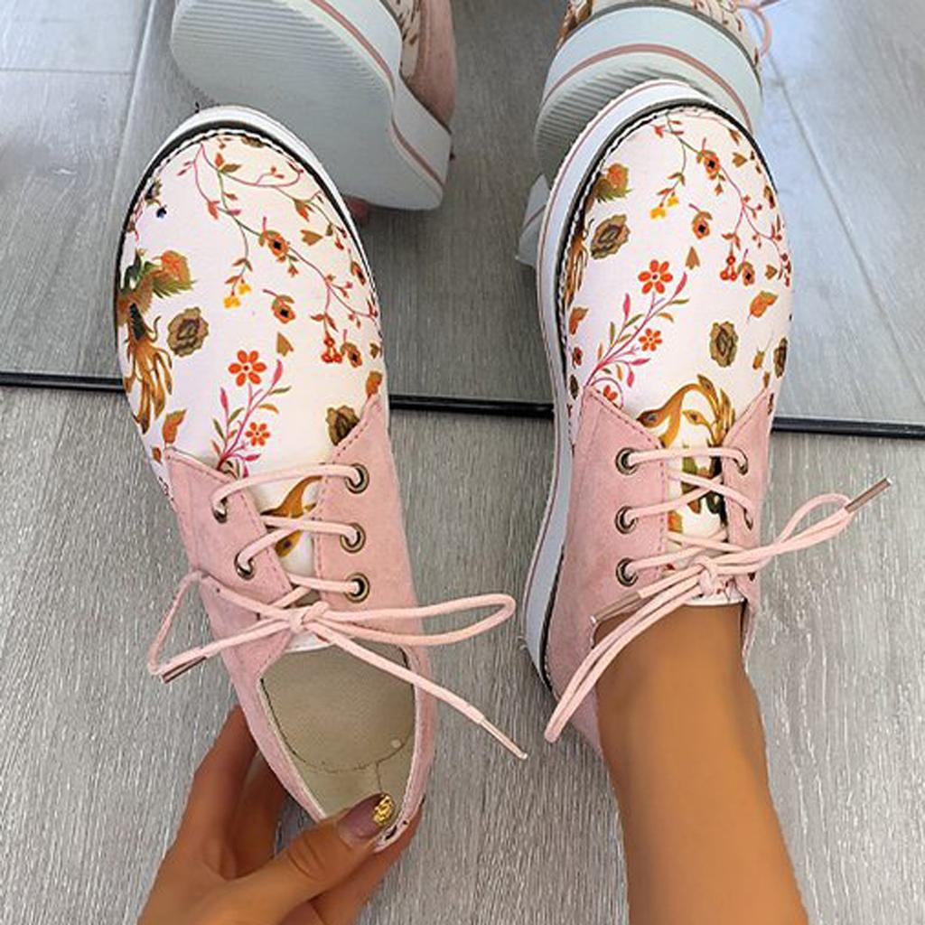 Moda femenina Zapatos retro grandes Estilo étnico Casual Zapatos  individuales Zapatos de lona comprar a buen precio — entrega gratuita,  reseñas reales con fotos — Joom