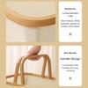 Bamboo Handle Laundry Storage Basket Large Capacity Space Saving Closet Organizer Rectangle Oxford Cloth Dirty Clothes Container
