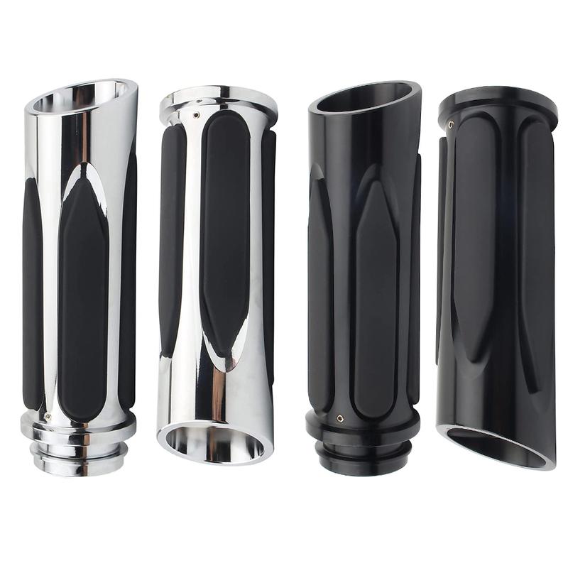 2 Stück 25mm Motorrad Lenkergriffe CNC Aluminium Lenkergriff für Harley LiveWire Dyna Softail FLSTSE FXSBSE FXSE