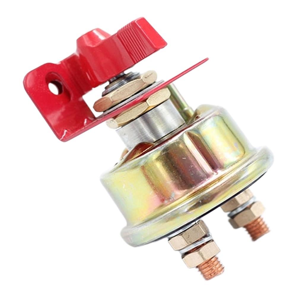 Battery cutoff switch for construction vehicles and excavators copper build rated 300A reliable isolator for power management