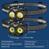 1200mah COB LED Owl Headlamp Charge Headlight with Hook EDC Flashlight for Children Running Fishing Camping with Strong Magnetic