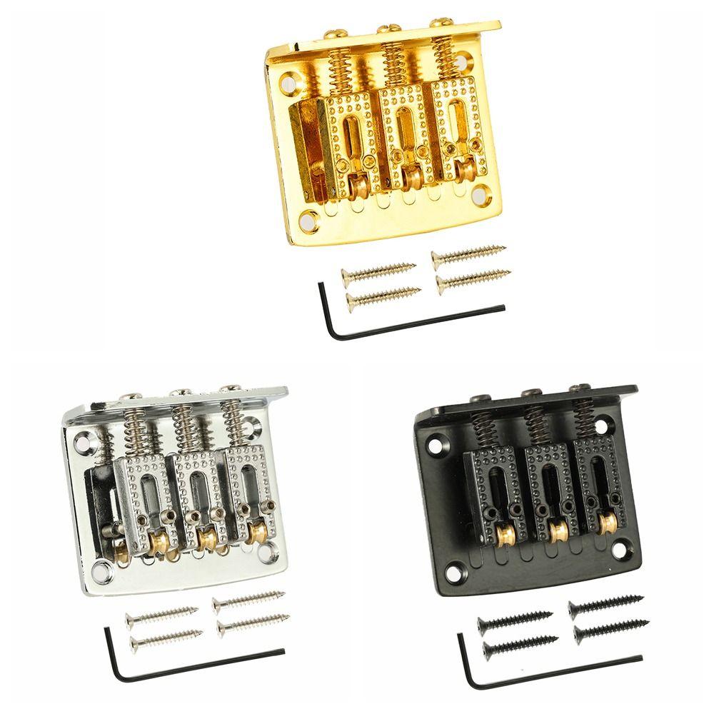 Náhradní díly pro 3strunnou kobylku Zinková slitina 3strunná kytarová kobylka 3strunný struník