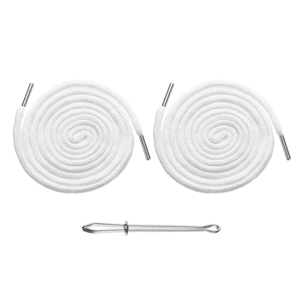 Uxcell 2 pezzi Coulisse per Vita Pantaloni per Uomo Donna Pantaloni Sportivi Corde Coulisse Corda Cintura Cordino Maglione Cappello Corda Rotonda Fai da te
