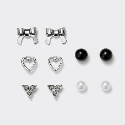 Ribbon   Multi Mini Earrings 5p