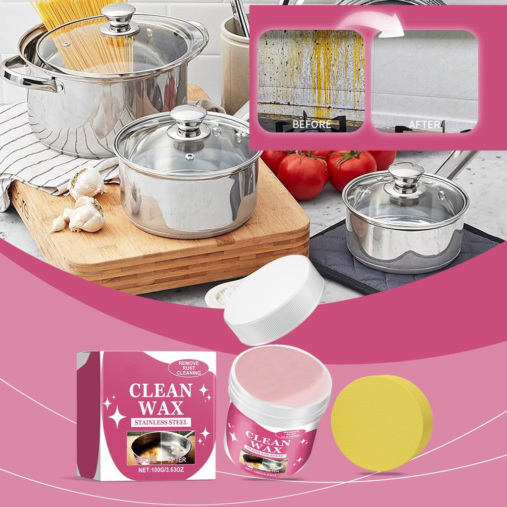 Pasta do czyszczenia stali nierdzewnej w kuchni Wielofunkcyjna pasta do dekontaminacji Pasta do czyszczenia stali nierdzewnej Pasta do czyszczenia dna garnka