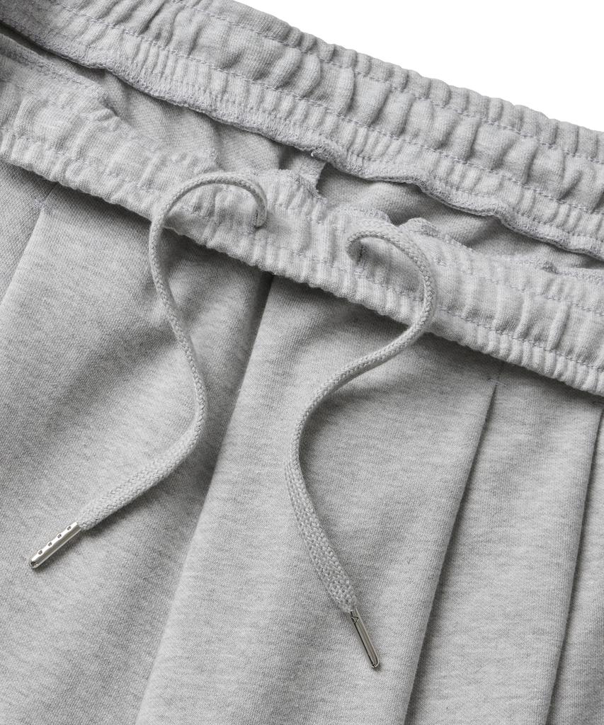 MUSINSA STANDARD WOMAN Women'S Double Knit Two-Tuck Wide Lounge Sweatpants [Medium Grey]