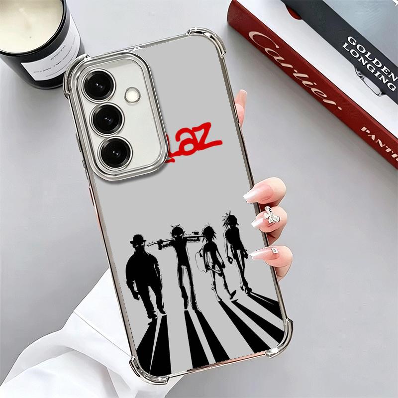 G-Gorillaz Anime Soft Phone Case For Samsung A17 A27 A07 A37 A57 A16 A56 A15 A55 A14 A54 A13 A53 A26 A36 A25 A35 A24 A34 A23 A33