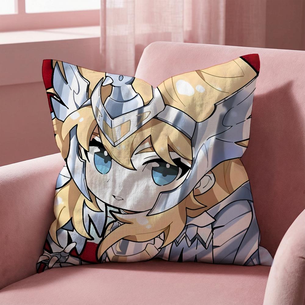 Saint Seiya Cushion Cover Multi-Scene Pillow Cover for Home & Car - Reversible, Soft & Durable for Daily Use