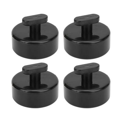 4pcs Jack Lift Pad Lifting Pucks Rubber Black Auto Accessory Fit for Corvette C5 C6