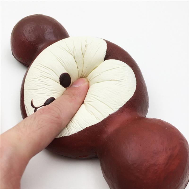 Simulation Multicolour monkey  Countenance Slow Rebound Squishy Charms Bread Hanging Toy
