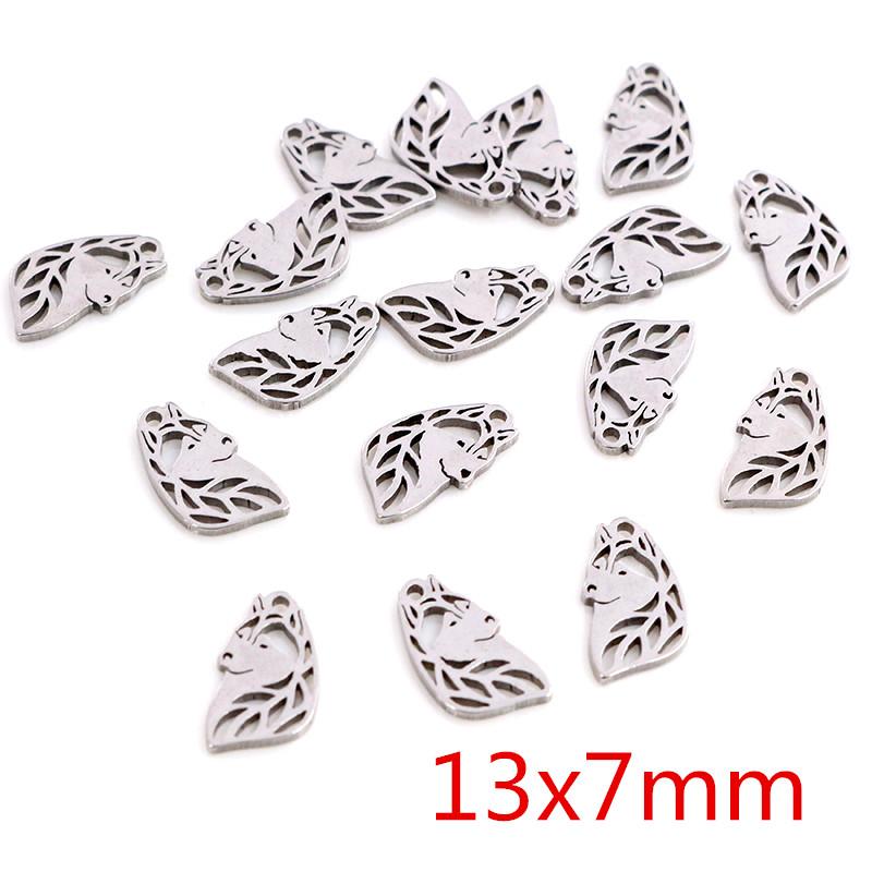 30pcs/lot No Fade Charms 316 Stainless Steel Butterfly tree heart Charms handmade Craft pendant Jewelry Making,DIY for necklace